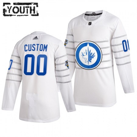 Winnipeg Jets Personalizado Wit Adidas 2020 NHL All-Star Authentic Shirt - Kinderen